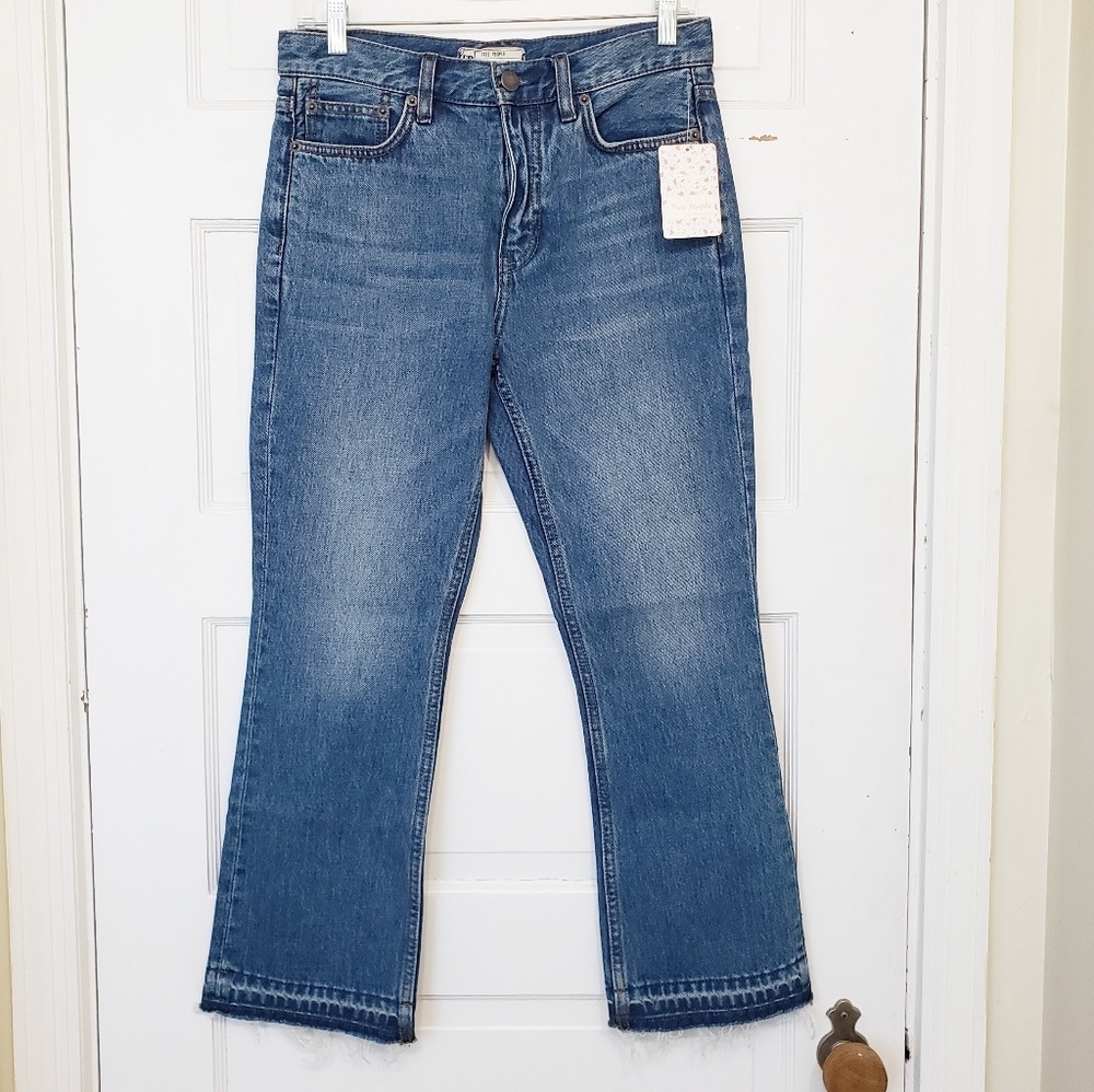 Free People | High Waist Crop Jeans